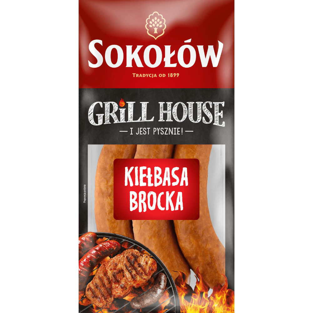 SOKOLOW Kielbasa brocka. 37,76 zl/kg