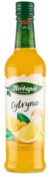 HERBAPOL Syrop o smaku cytrynowym. 16,17 zl/l