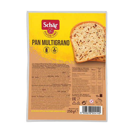 SCHAR Chleb wieloziarnisty Pan Multigrano bezglutenowy. 34,76 zl/kg