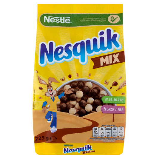 NESTLE Platki Nesquik Duo z biala czekolada. 43,51 zl/kg