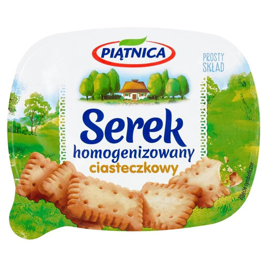PIATNICA Serek homogenizowany ciasteczkowy. 22,60 zl/kg
