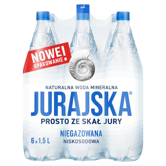 JURAJSKA Naturalna woda mineralna niegazowana 6-pak. 1,33 zl/l