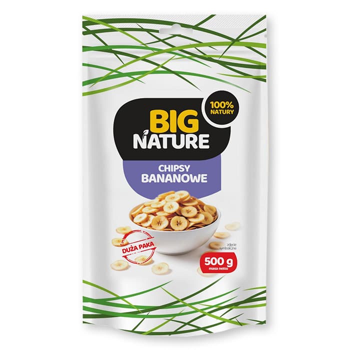 BIG NATURE Chipsy bananowe. 29,98 zl/kg