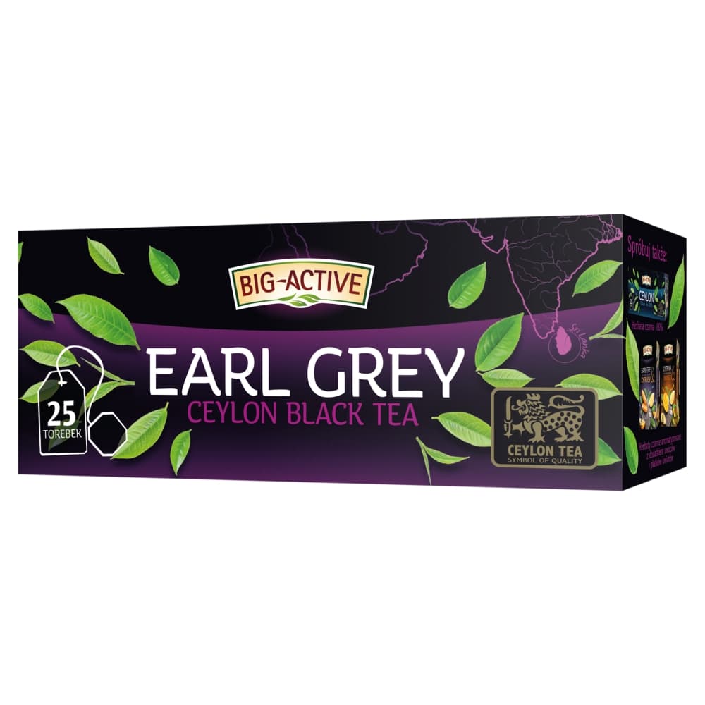 BIG-ACTIVE Herbata czarna Earl Grey 25 szt.. 119,73 zl/kg