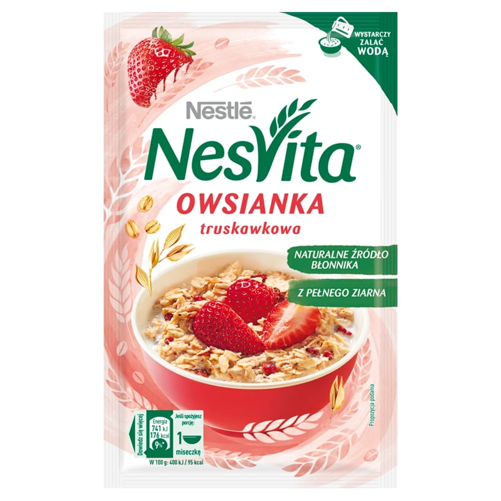 NESVITA Owsianka truskawkowa. 70,89 zl/kg