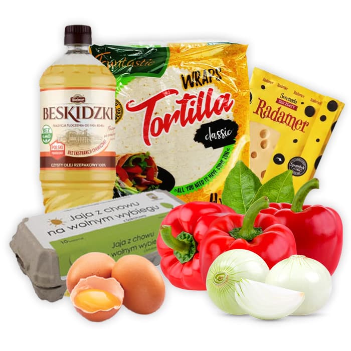 MULTIPAK Zestaw na omlet z tortilli.