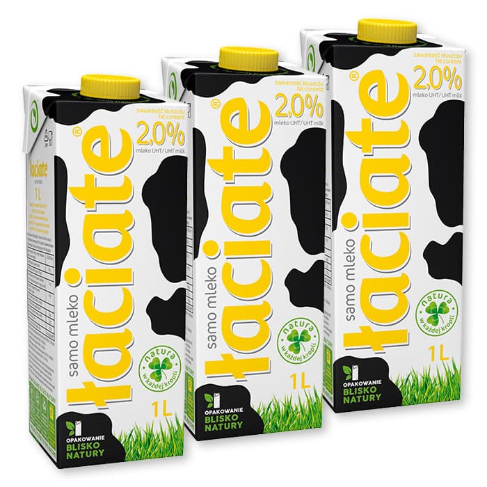 LACIATE Mleko UHT 2% x3.