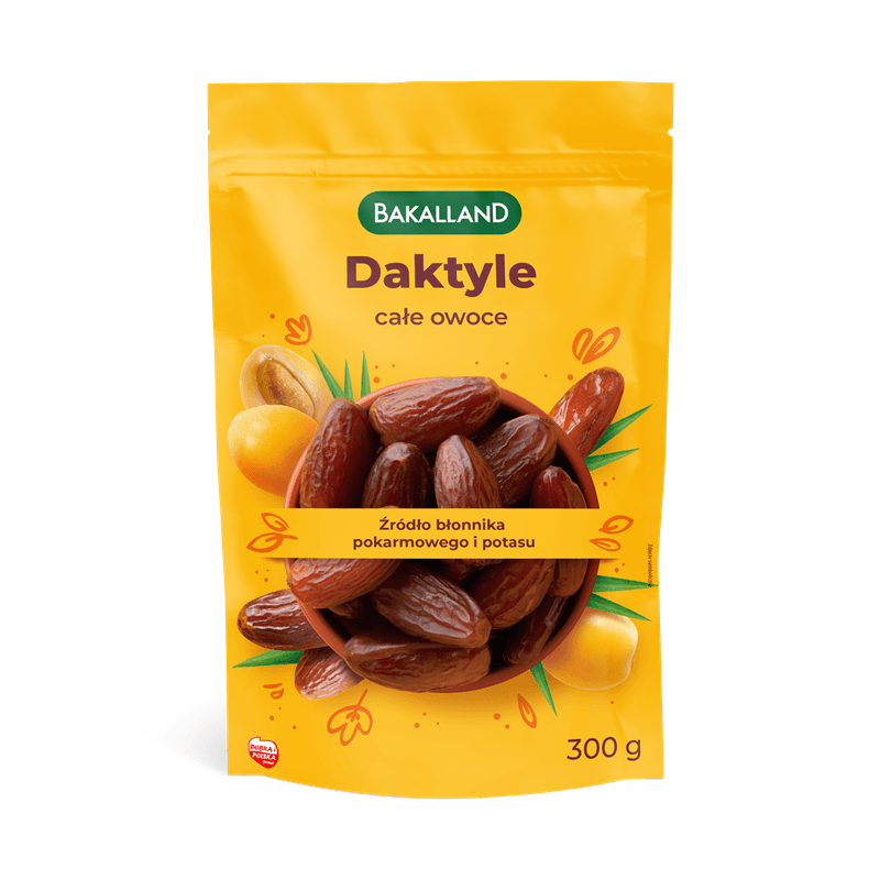 BAKALLAND Daktyle cale owoce. 25,97 zl/kg