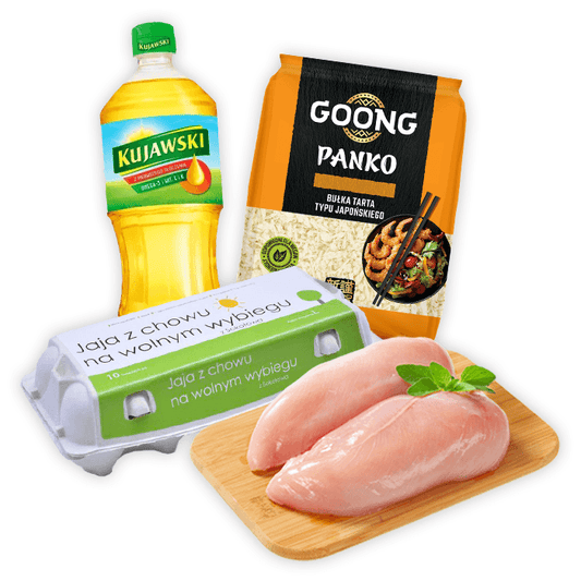 MULTIPAK Zestaw na chrupiace nuggetsy z kurczaka w panko.