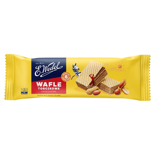 E. WEDEL Wafle torcikowe orzechowe. 48,06 zl/kg
