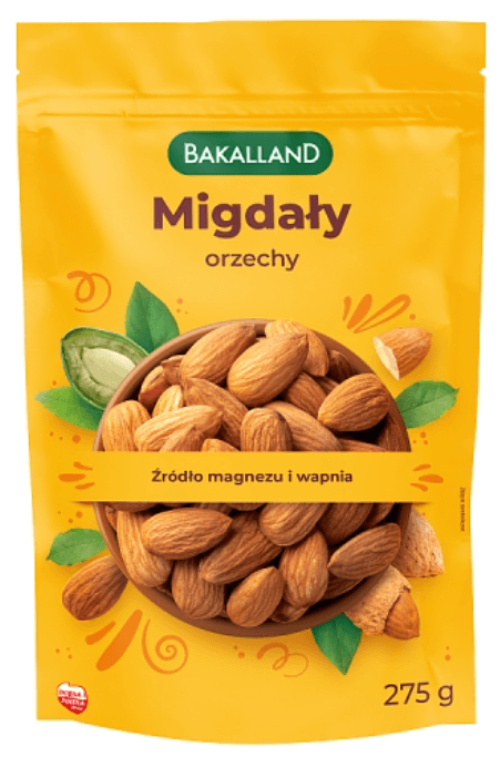 BAKALLAND Migdaly luskane. 51,96 zl/kg