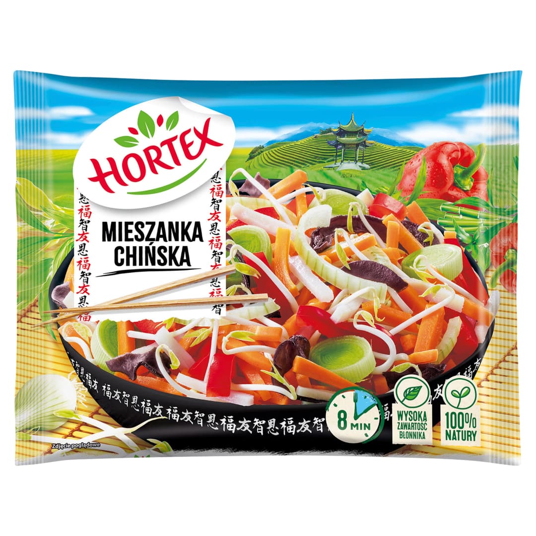 HORTEX Mieszanka chinska mrozona. 17,76 zl/kg