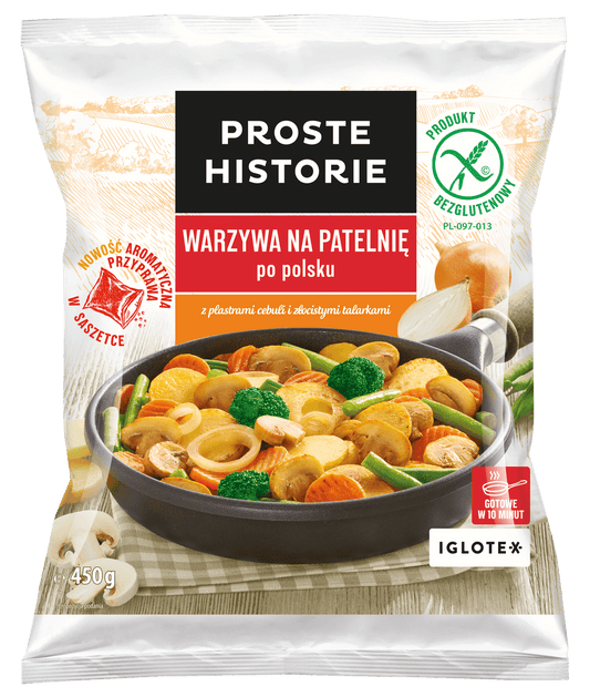 PROSTE HISTORIE Warzywa na patelnie po polsku. 17,76 zl/kg