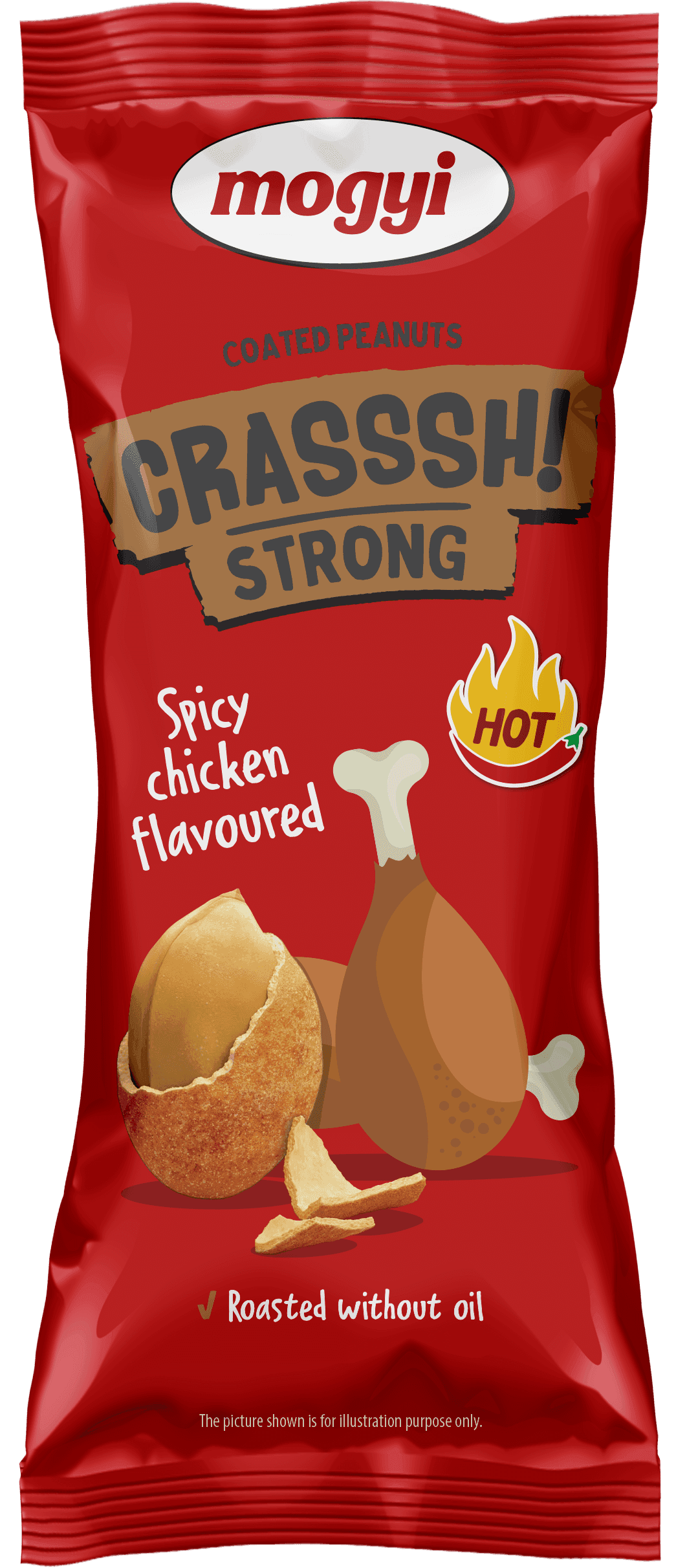 MOGYI Orzeszki ziemne w skorupce o smaku pikantnego kurczaka. 39,83 zl/kg