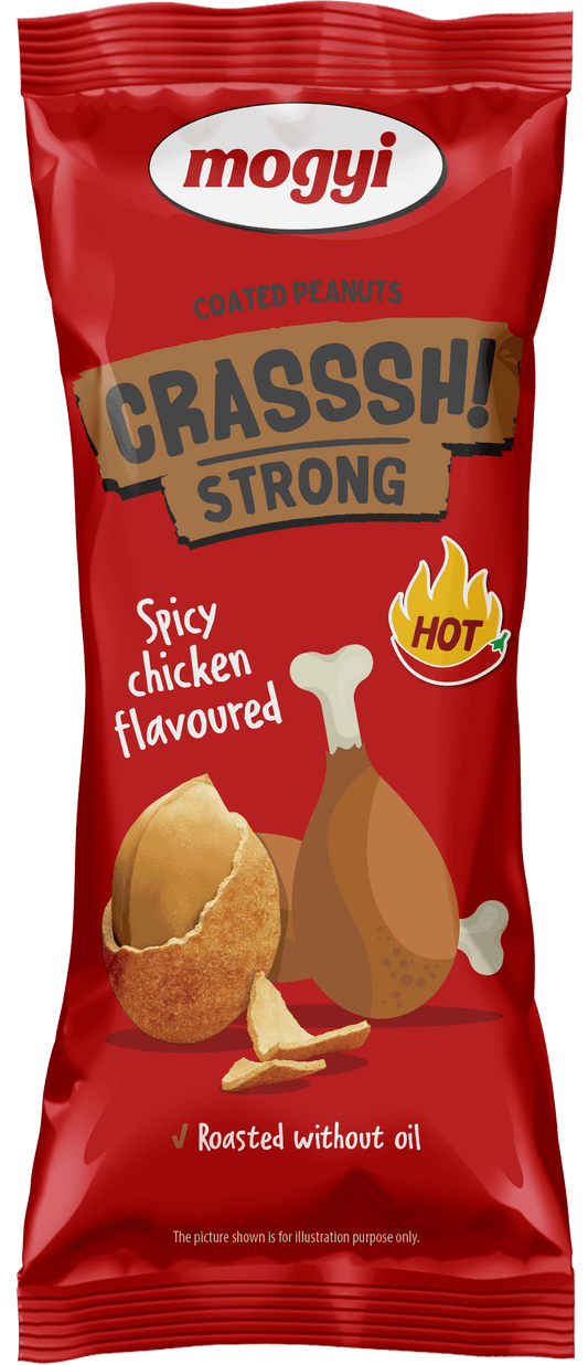 MOGYI Orzeszki ziemne w skorupce o smaku pikantnego kurczaka. 39,83 zl/kg