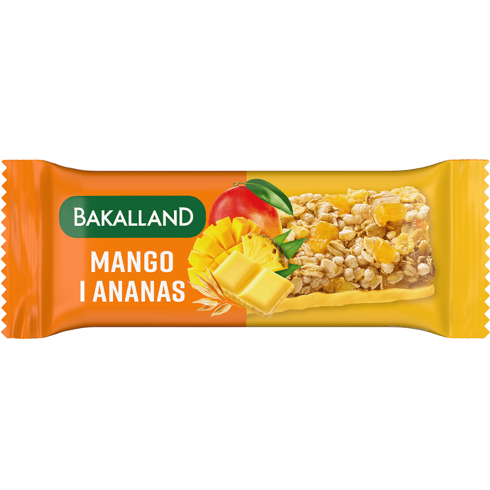 BAKALLAND Baton mango i ananas. 49,75 zl/kg