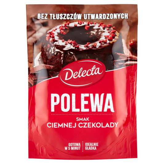 DELECTA Polewa o smaku ciemnej czekolady. 47,90 zl/kg
