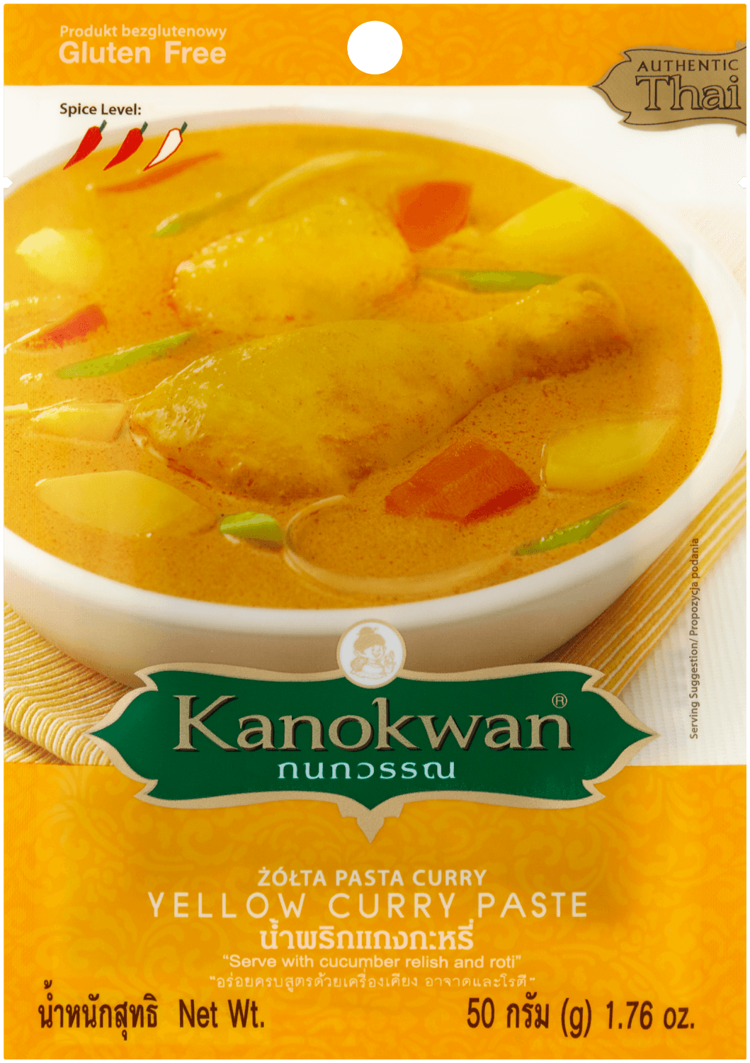 KANOKWAN Pasta zolta curry. 119,80 zl/kg