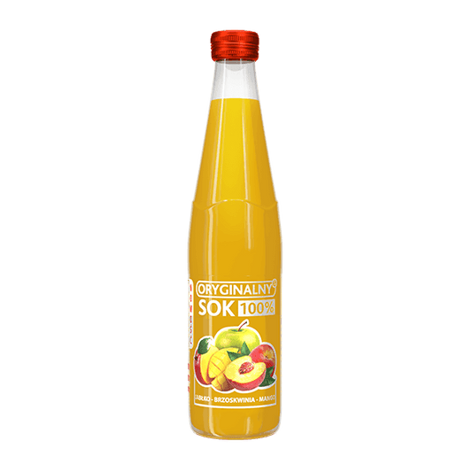 ORYGINALNY SOK Sok jablko brzoskwinia mango. 17,55 zl/l