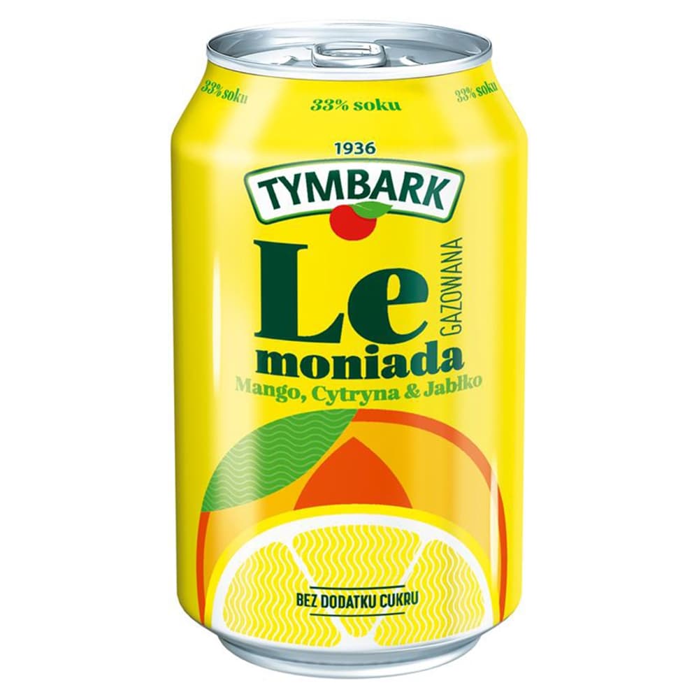 TYMBARK Napoj gazowany o smaku mango cytryna jablko. 6,64 zl/l