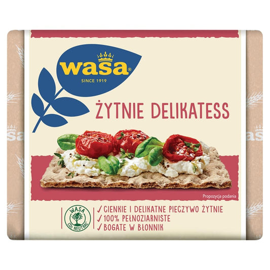 WASA Pieczywo chrupkie Zytnie Delikates. 35,19 zl/kg