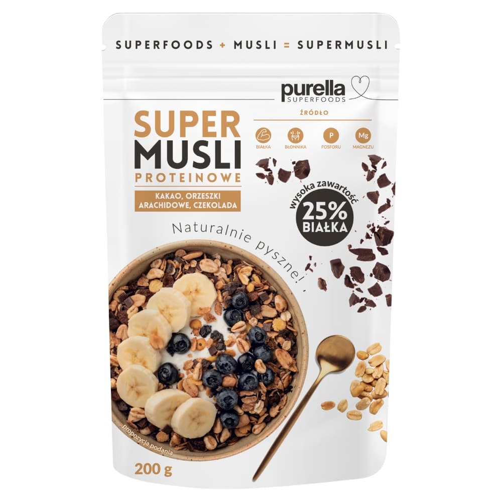 PURELLA SUPERFOODS Super Musli Proteina. 49,95 zl/kg