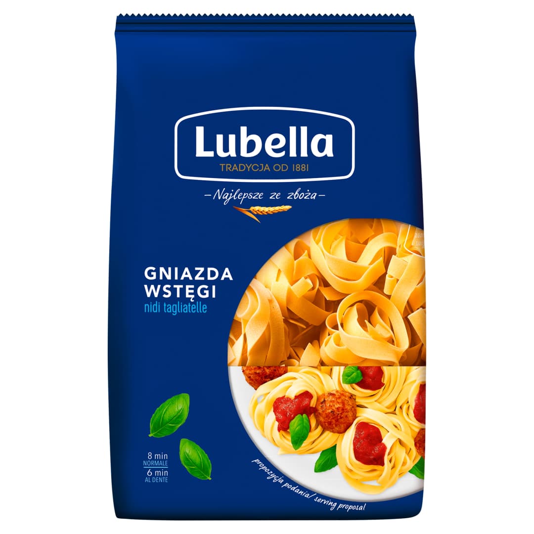 LUBELLA Makaron gniazda wstegi. 14,98 zl/kg