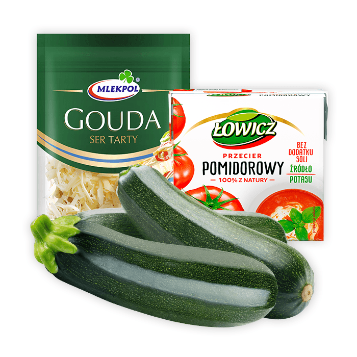 MULTIPAK Zestaw na ekspresowe pizzerinki z cukinii.