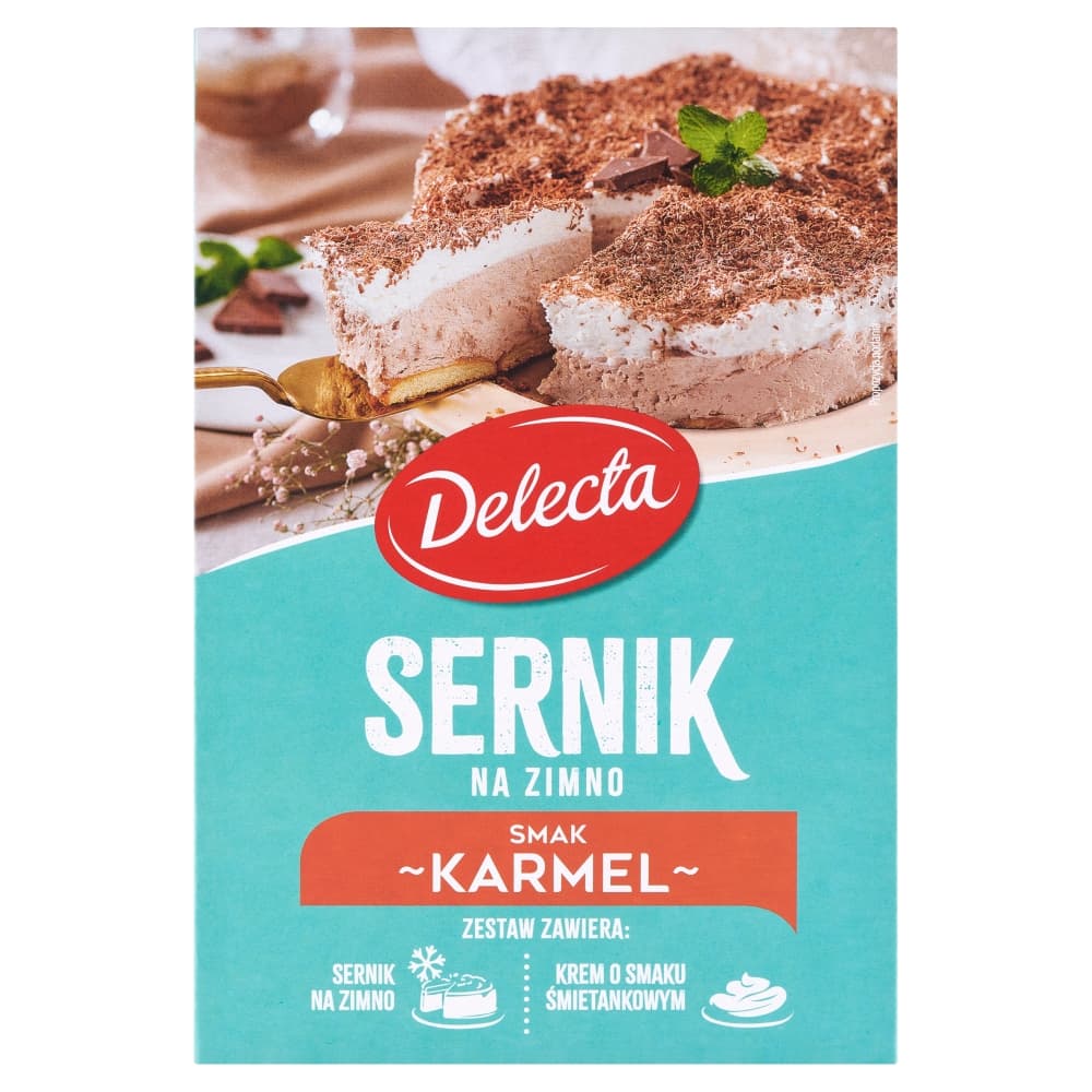 DELECTA Sernik na zimno karmelowy. 39,95 zl/kg