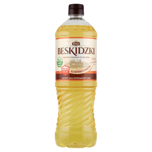 BESKIDZKI Olej rzepakowy. 9,99 zl/l
