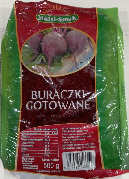 ZIELENIAK Buraczki gotowane tarte 500 g.