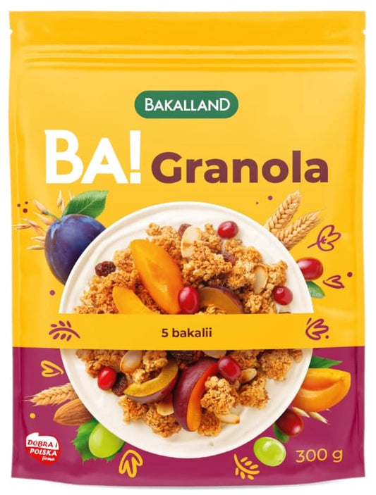 BAKALLAND BA! Granola 5 bakalii. 26,63 zl/kg