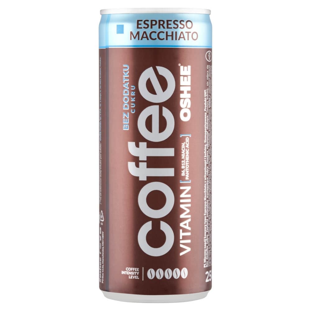 OSHEE COFFEE Mleczny napoj kawowy Espresso Macchiatto bez cukru. 23,16 zl/l