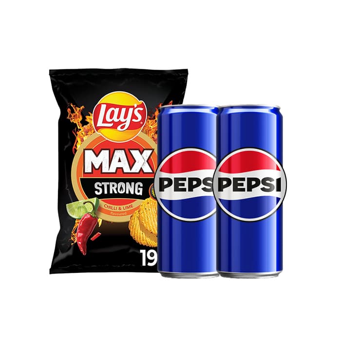 MULTIPAK Lay's Max Strong + Pepsi x2.