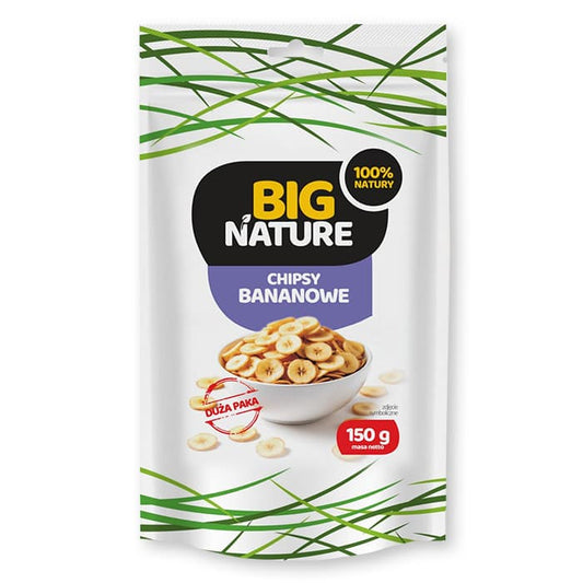BIG NATURE Chipsy bananowe. 41,93 zl/kg