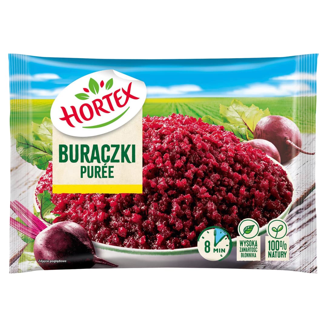 HORTEX Buraki puree mrozone. 21,09 zl/kg