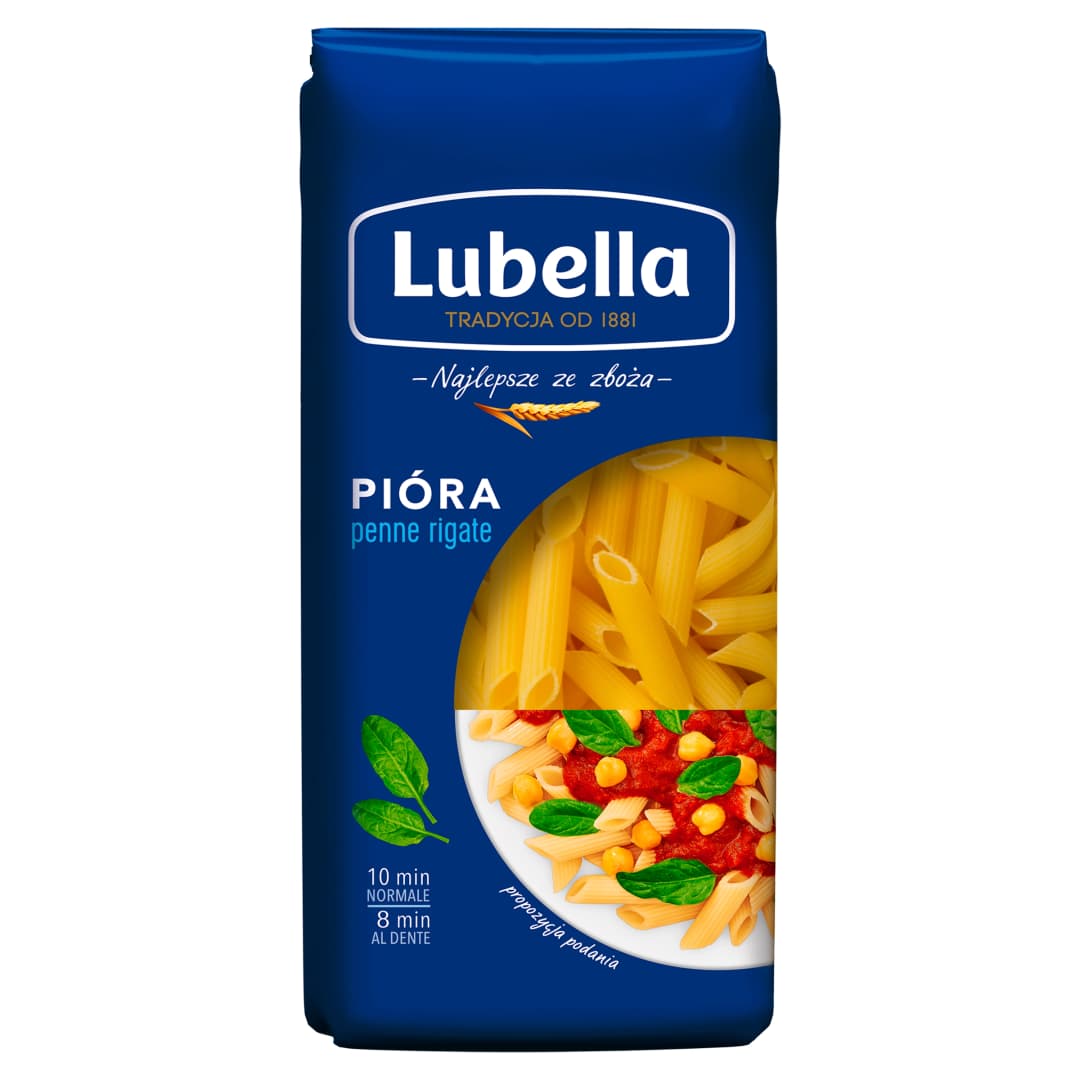 LUBELLA Makaron piora. 12,48 zl/kg