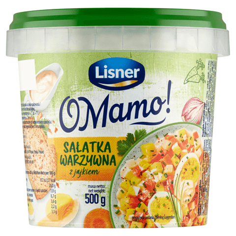 LISNER O MAMO! Salatka warzywna z jajkiem. 17,58 zl/kg