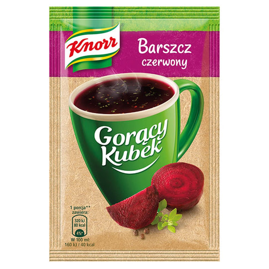 KNORR GORACY KUBEK Zupa barszcz czerwony. 127,86 zl/kg