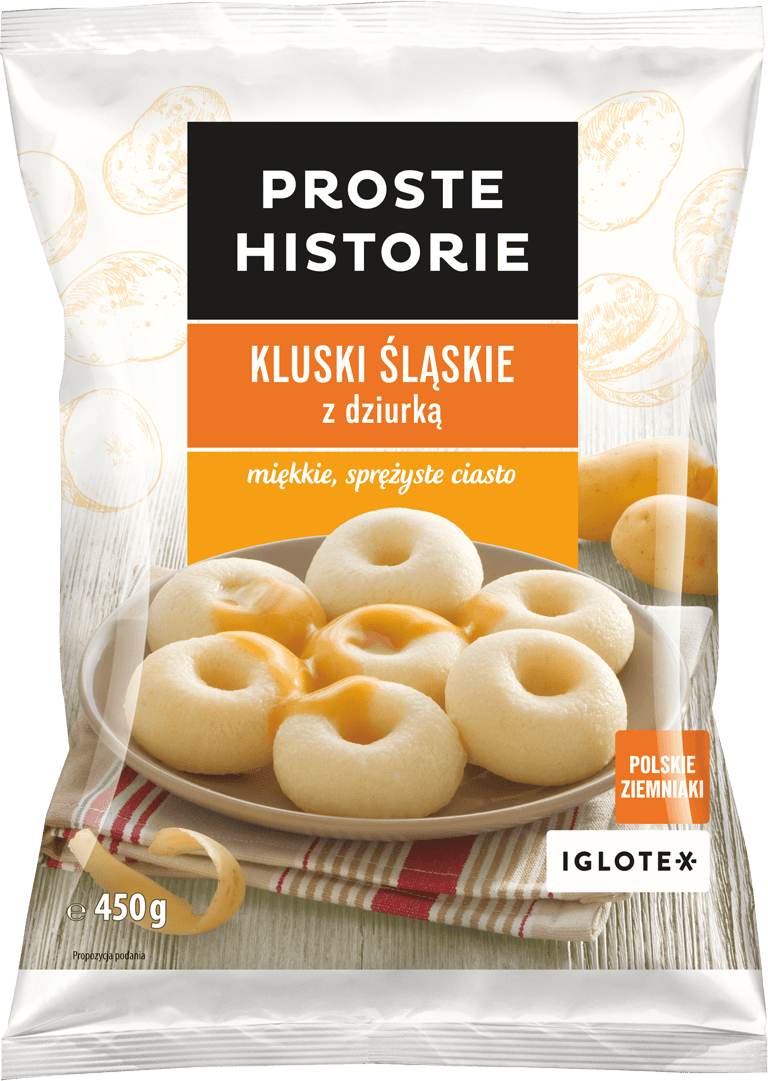 PROSTE HISTORIE Kluski slaskie z dziurka. 15,53 zl/kg