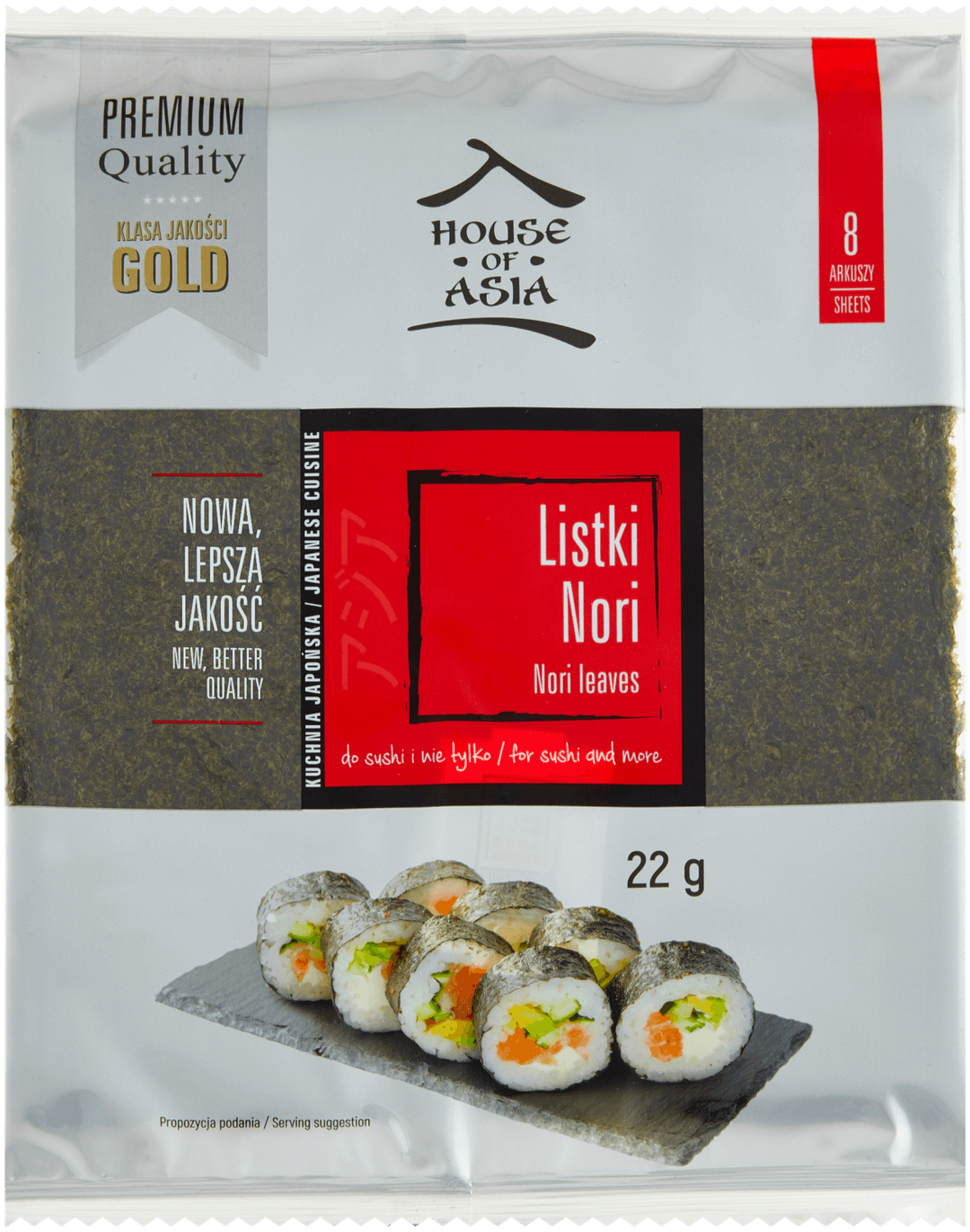 HOUSE OF ASIA Liscie alg morskich. 499,55 zl/kg