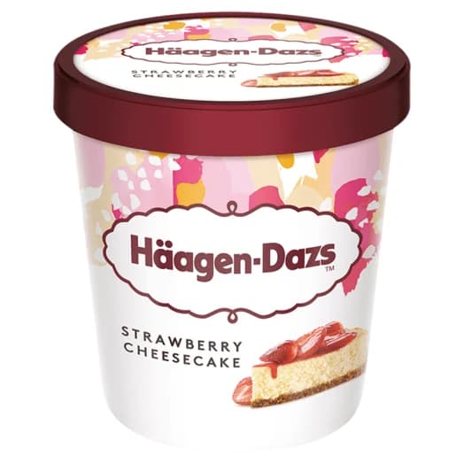 HAAGEN DAZS Lody sernikowe z kawalkami ciasteczek. 46,93 zl/kg