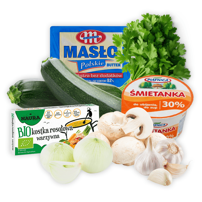 MULTIPAK Zestaw na krem z cukinii i pieczarek.