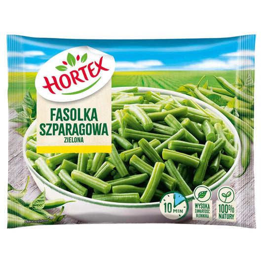 HORTEX Fasolka szparagowa zielona mrozona. 18,64 zl/kg