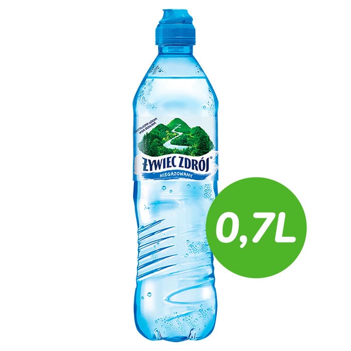 ZYWIEC ZDROJ Woda niegazowana zrodlana Sports Cup. 4,13 zl/l