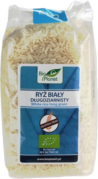 BIO PLANET Ryz bialy dlugoziarnisty bezglutenowy BIO. 22,78 zl/kg