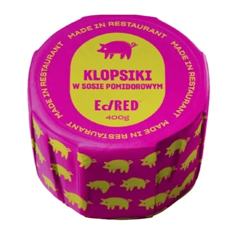 ED RED Konserwa klopsiki w sosie pomidorowym. 48,48 zl/kg