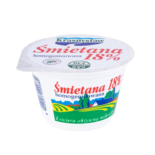 KRASNYSTAW Smietana 18%. 17,93 zl/kg