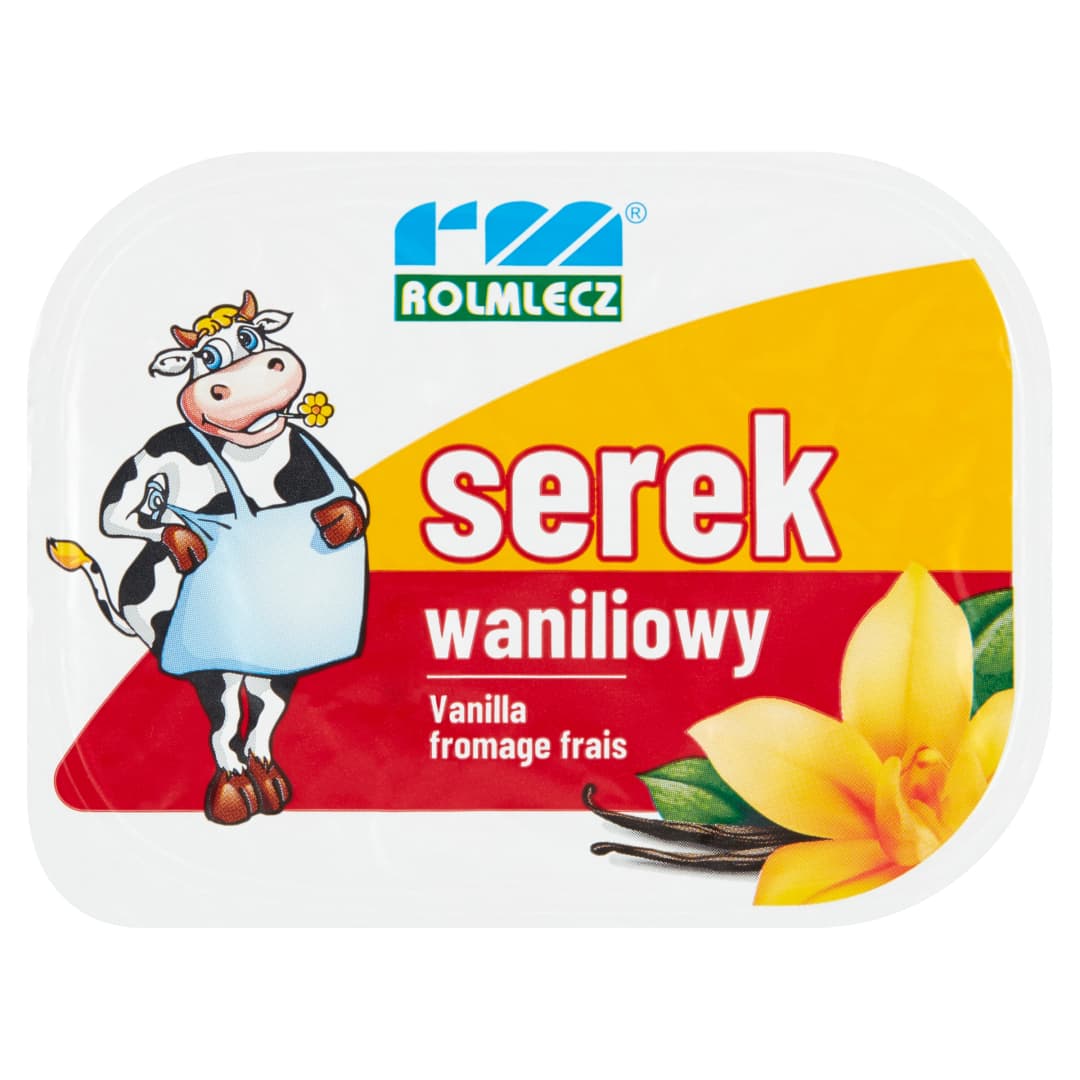 ROLMLECZ Serek homogenizowany o smaku wanilii. 12,45 zl/kg
