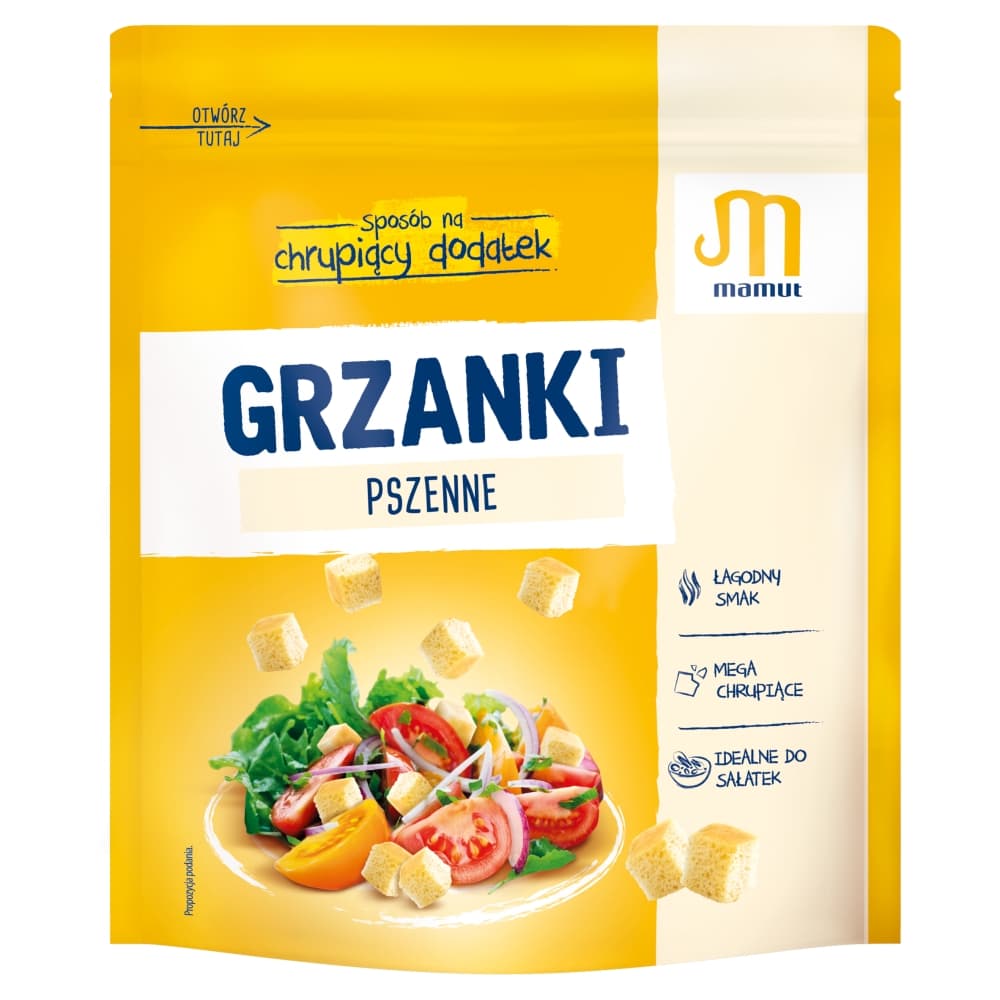 MAMUT Grzanki pszenne. 58,60 zl/kg